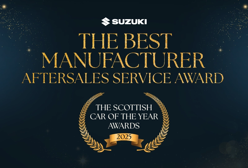 Suzuki Recognised for Outstanding Aftersales Service at Scottish Car of the Year Awards